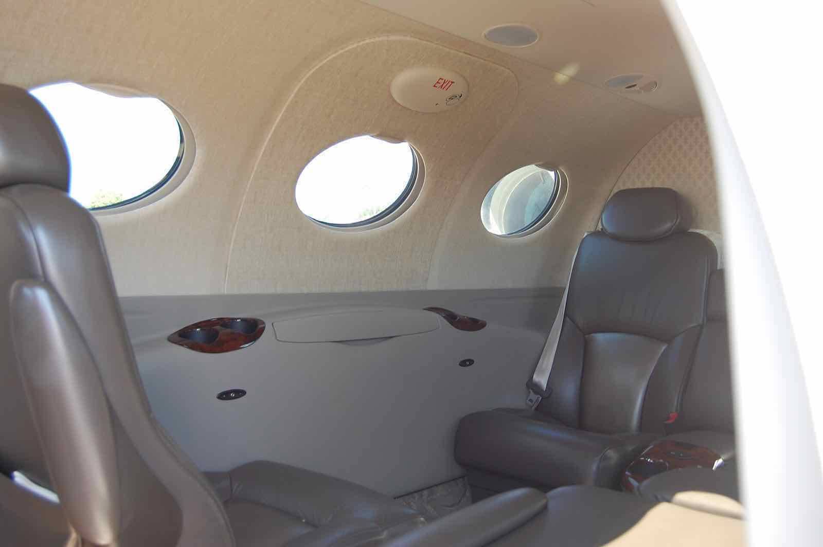The interior of a High Sierra Edition Citation Mustang